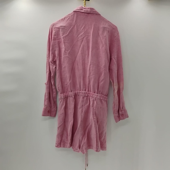 YFB Young Fabulous & Broke Blush Lakeside Shorts Jumpsuit Romper Foxglove linen - Picture 11 of 14